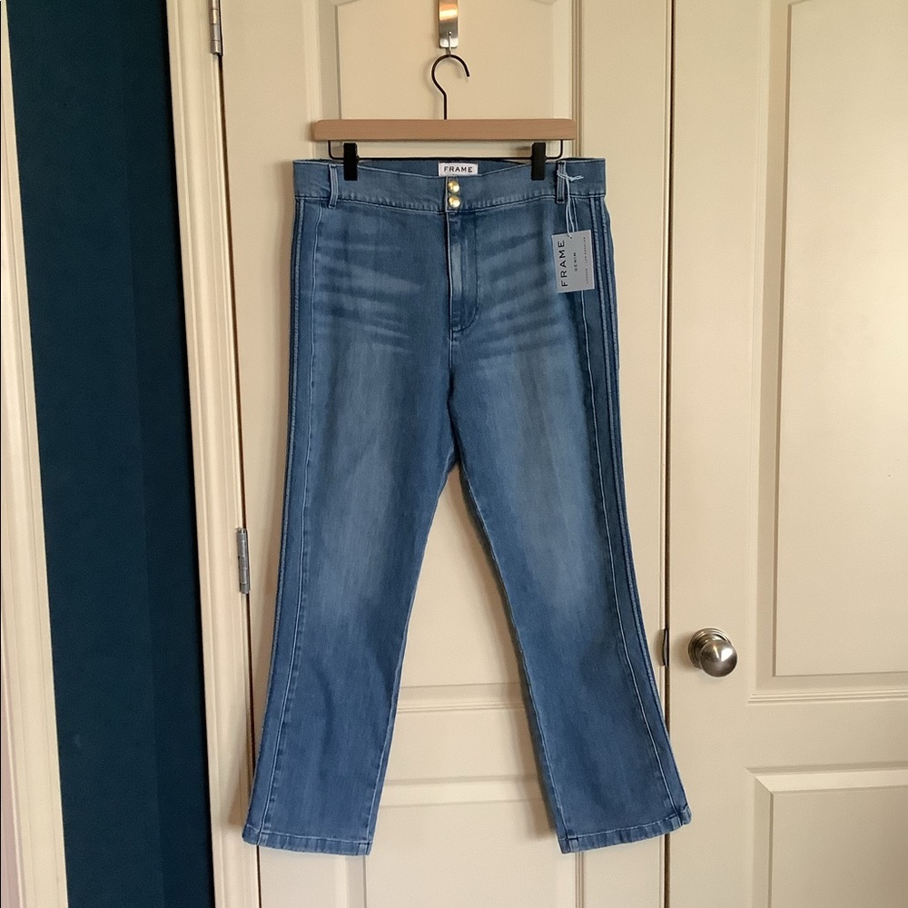 Frame Denim Leon High Waist Crop NWT Sz 32